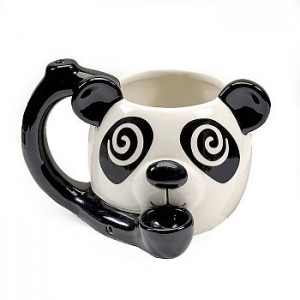 Roast & Toast Panda Mug Hand Pipe - [88103]